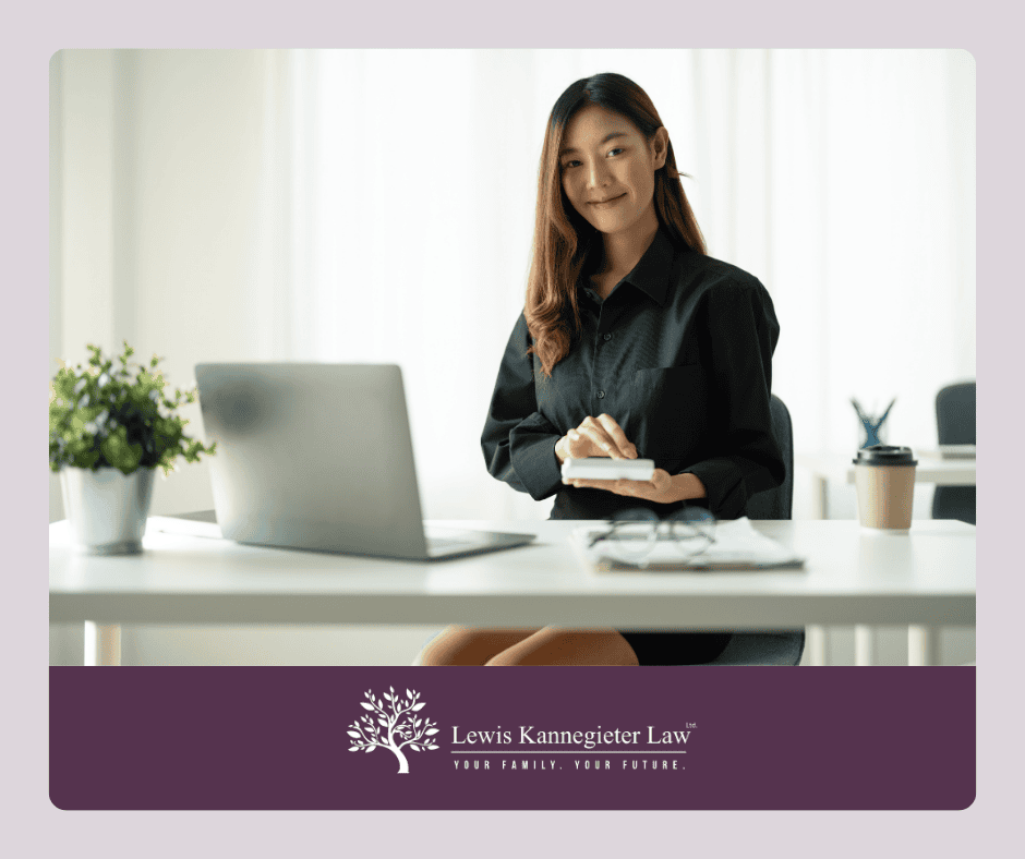 Lawyer Woman at desk
